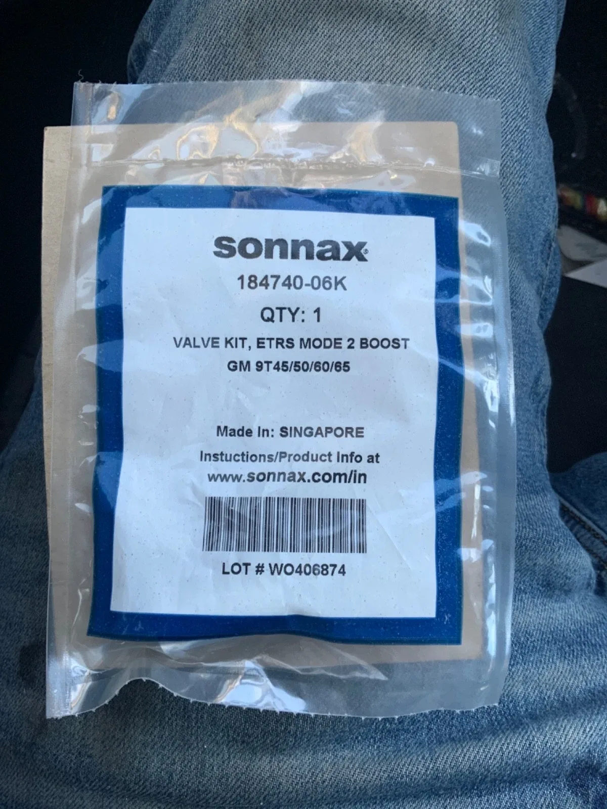 GM 9T45/9T50/9T60/9T65 Boost Valve Kit (ETRS Mode 2) - Sonnax 184740-06K