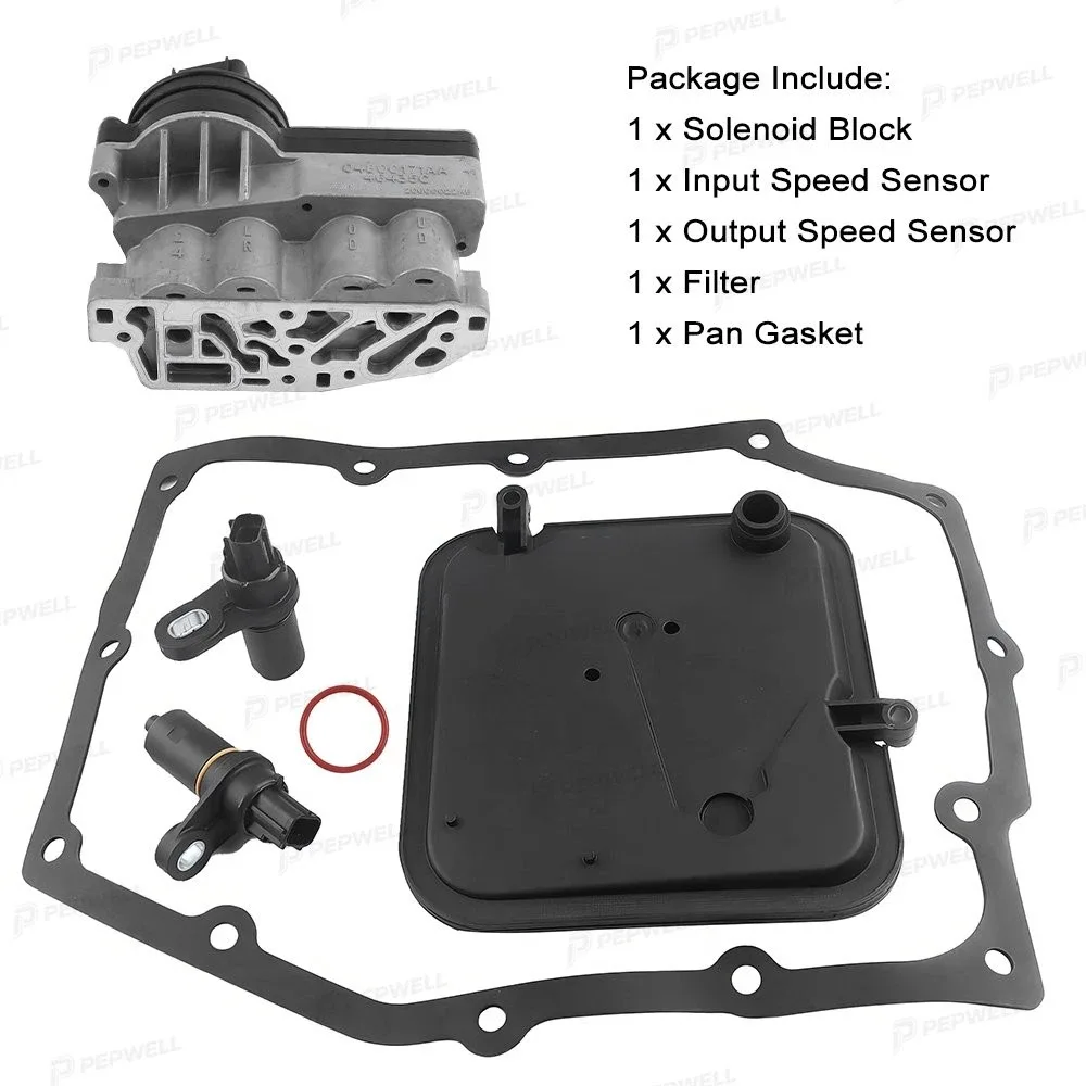 Transmission Shift Kit Pack for 42RLE Dodge Jeep Chrysler Liberty Solenoid Block image 2