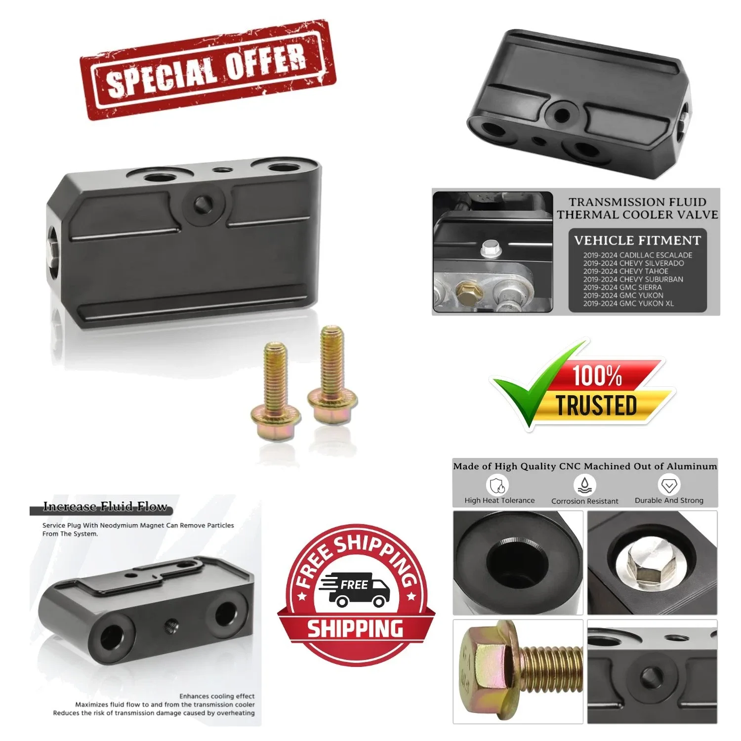 2019-2024 GMC Sierra & Escalade Automatic Transmission Thermal Bypass Valve