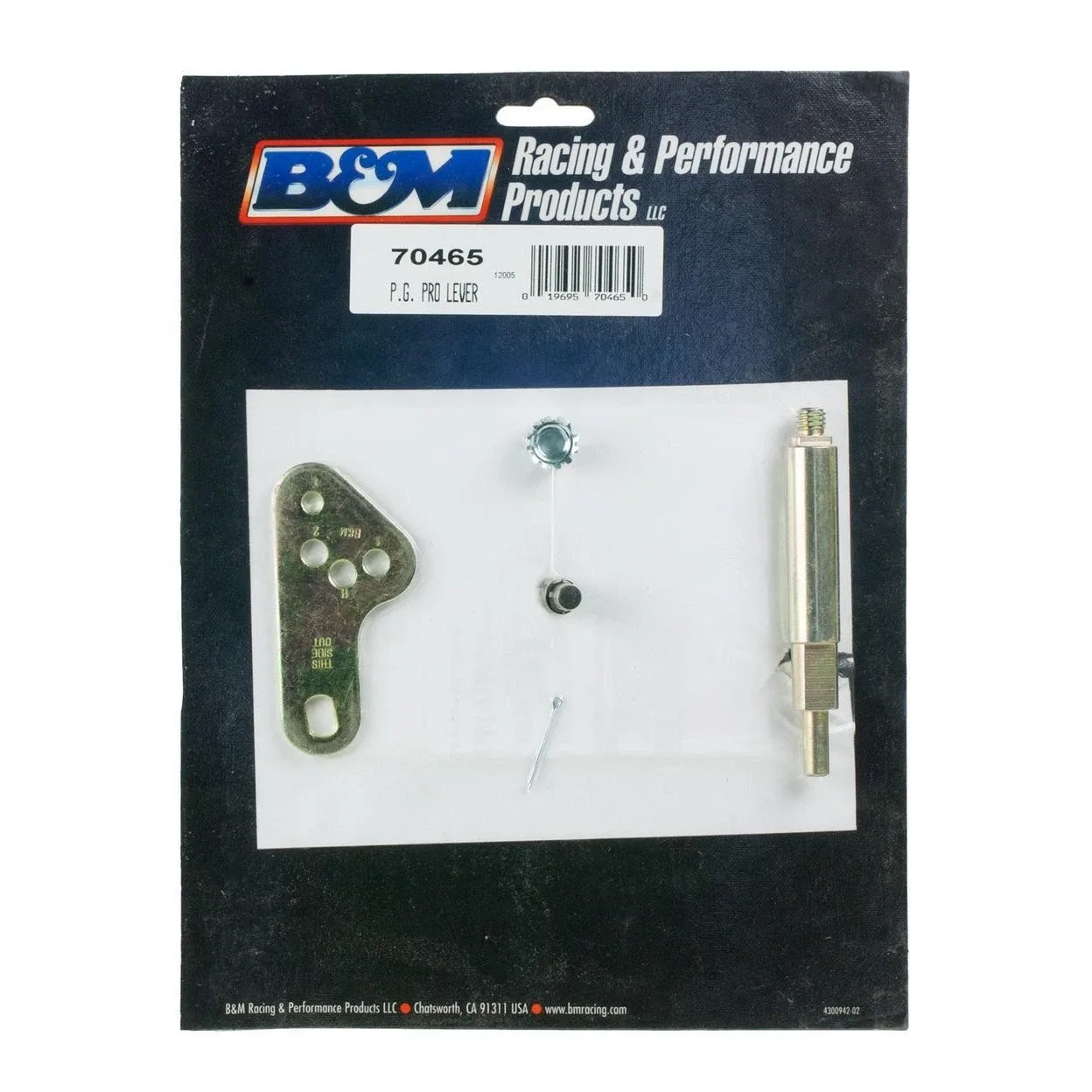 1969-1972 Chevrolet Nova Automatic Transmission Shift Lever Kit B&M 70465-CN image 3