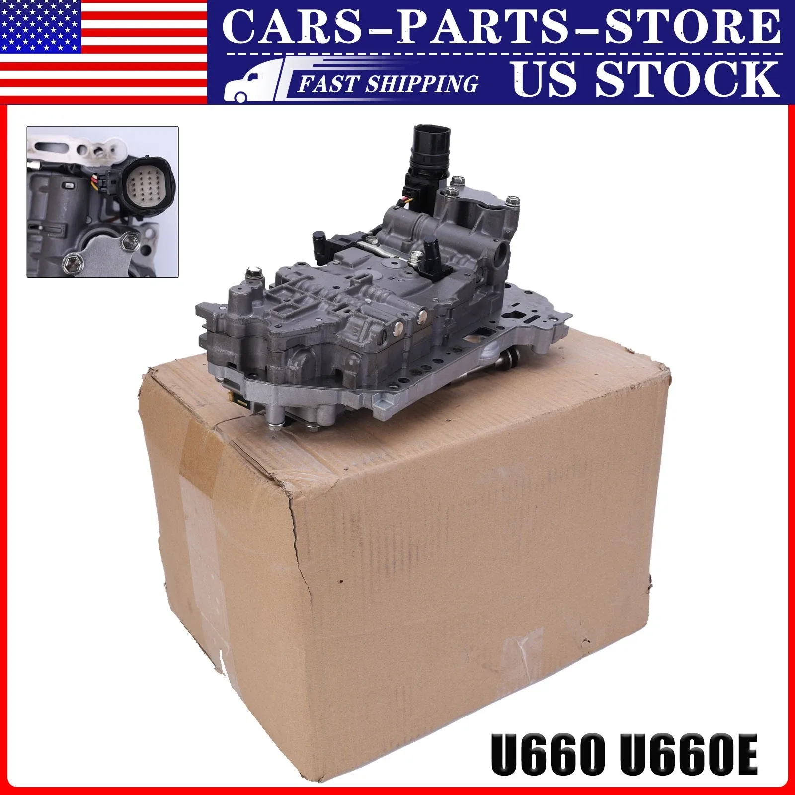 U660/U660E Transmission Valve Body w/7 Solenoids for Toyota Camry & Alphard 6-Speed