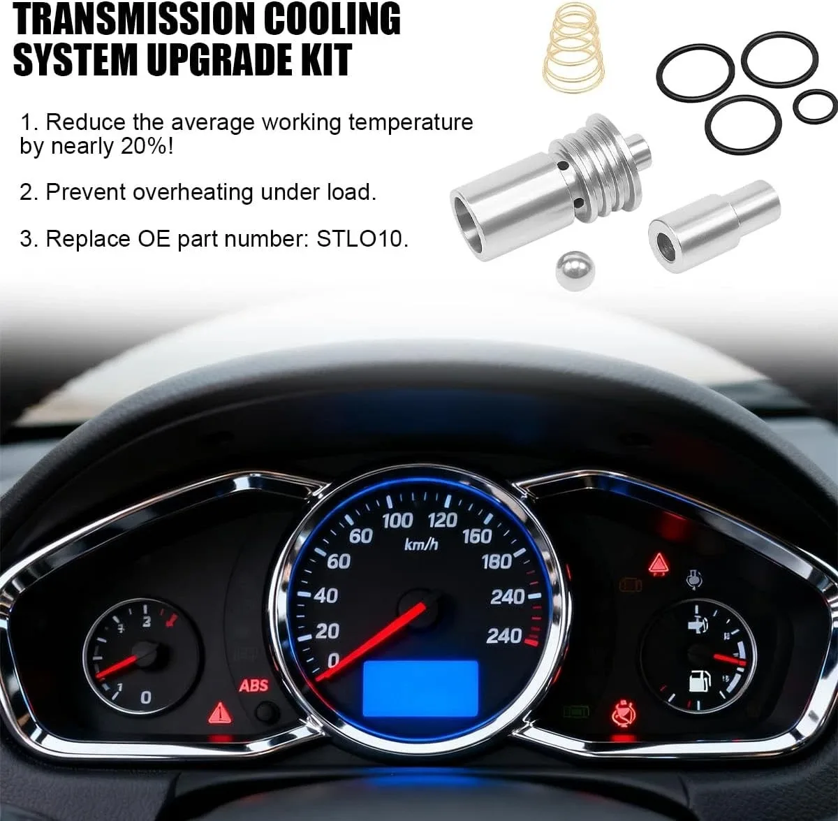 Bypass Valve Kit Valve Body - Car Transmission Cooling System Kit (Unbranded) image 4