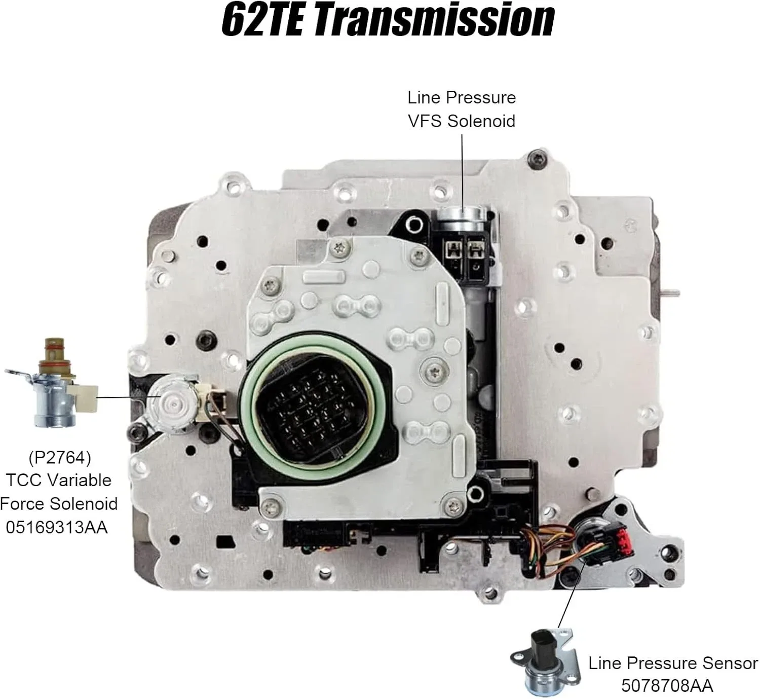 62TE 6-Speed Valve Body (AM U262835A) Remanufactured image 3