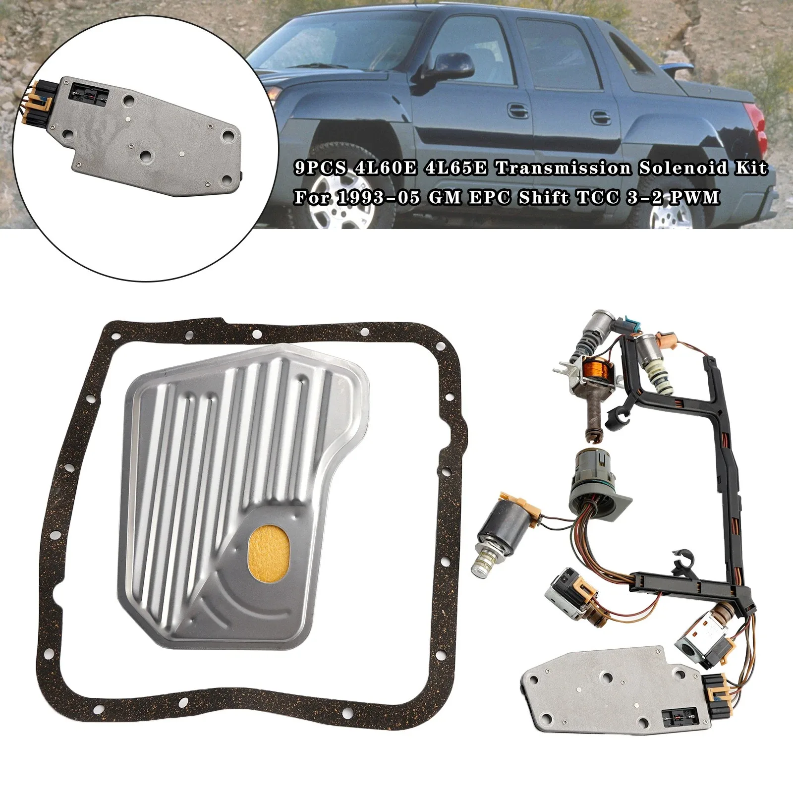 1993-2005 GM 4L60E/4L65E Transmission Solenoid Kit MPN 24227792 image 3