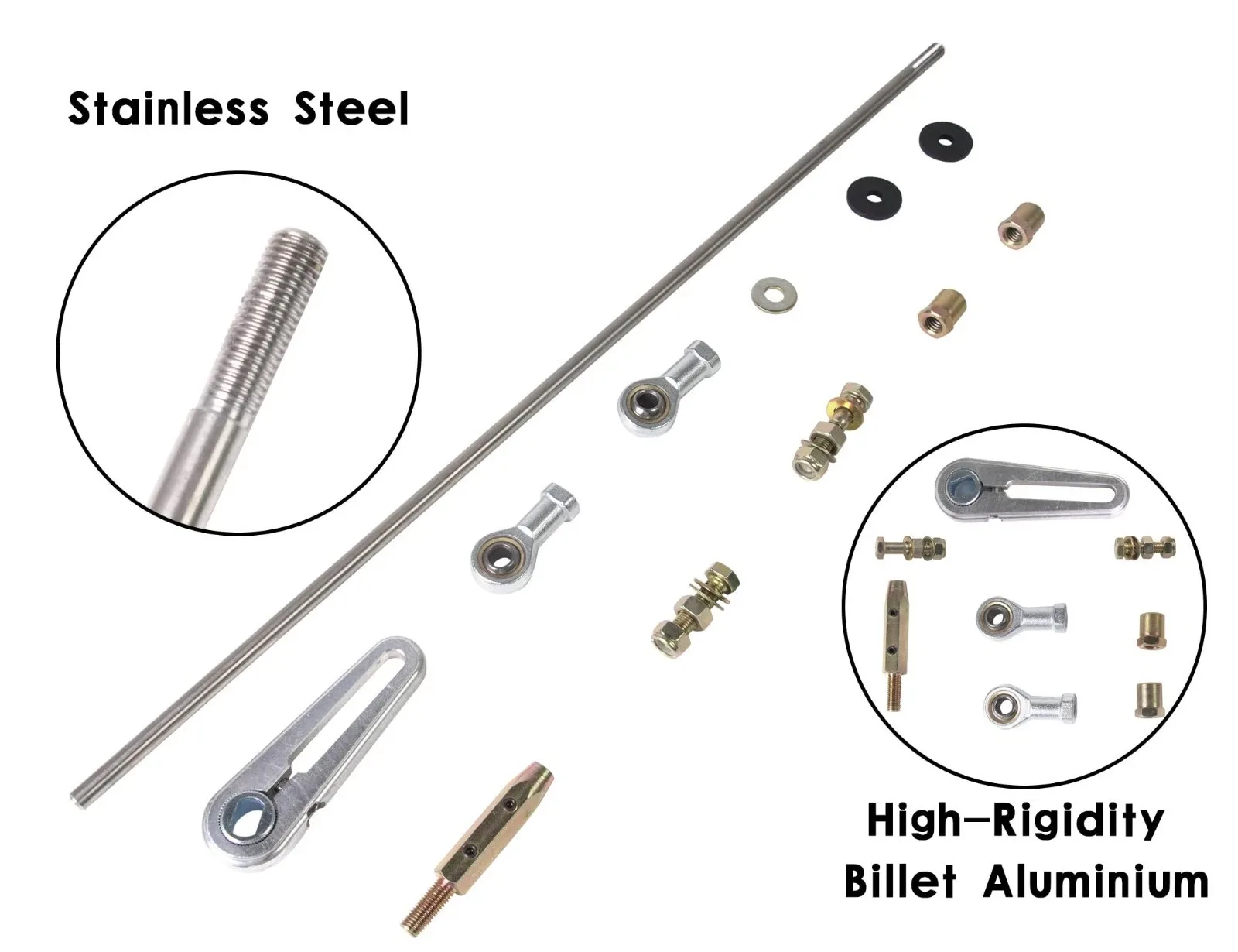 Billet Aluminum Shift Linkage Kit for GM TH200/TH350/TH400/4L60E/4L80E/700R4 - MK ShiftLinkageKit image 4