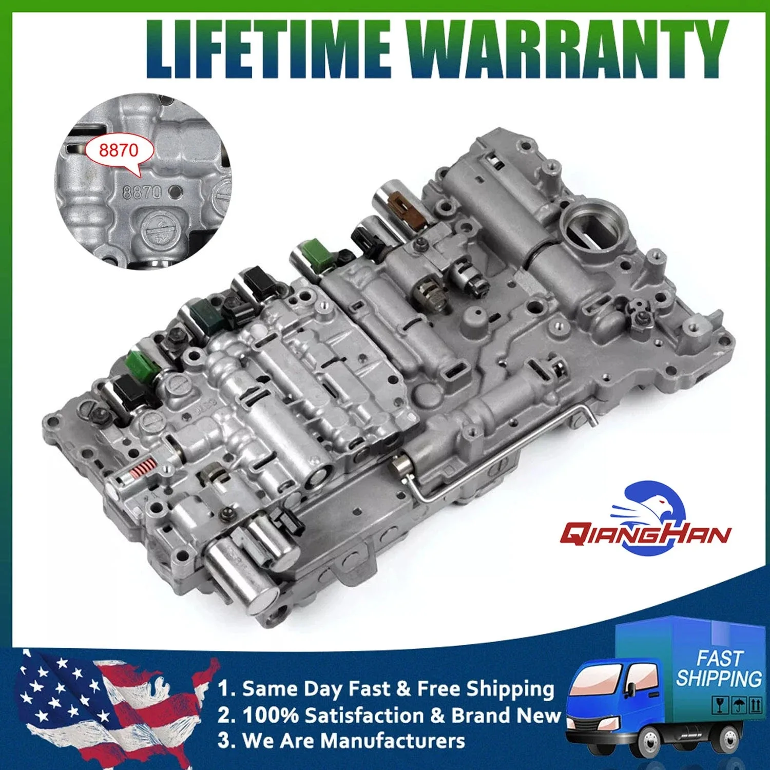 Lexus IS350 / GX460 / GS350 A760E Transmission Valve Body (A760E 8870)