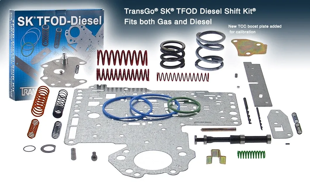 1988-2003 Dodge Ram A518/46RE/47RE Transgo Shift Kit SK TFOD-DIESEL