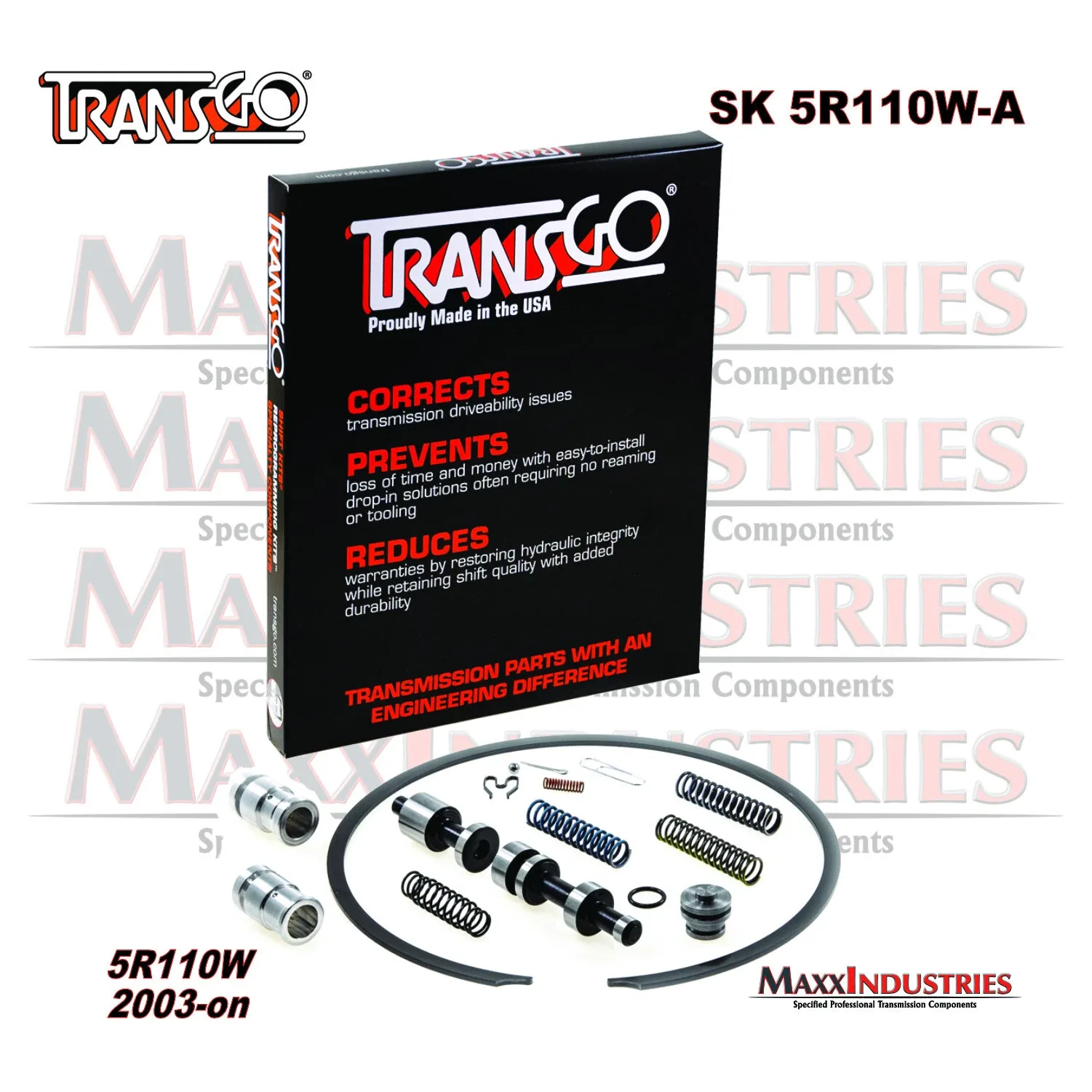 2003-2016 TransGo SK 5R110W-A Shift Kit for 5R110W (TorqShift) image 2