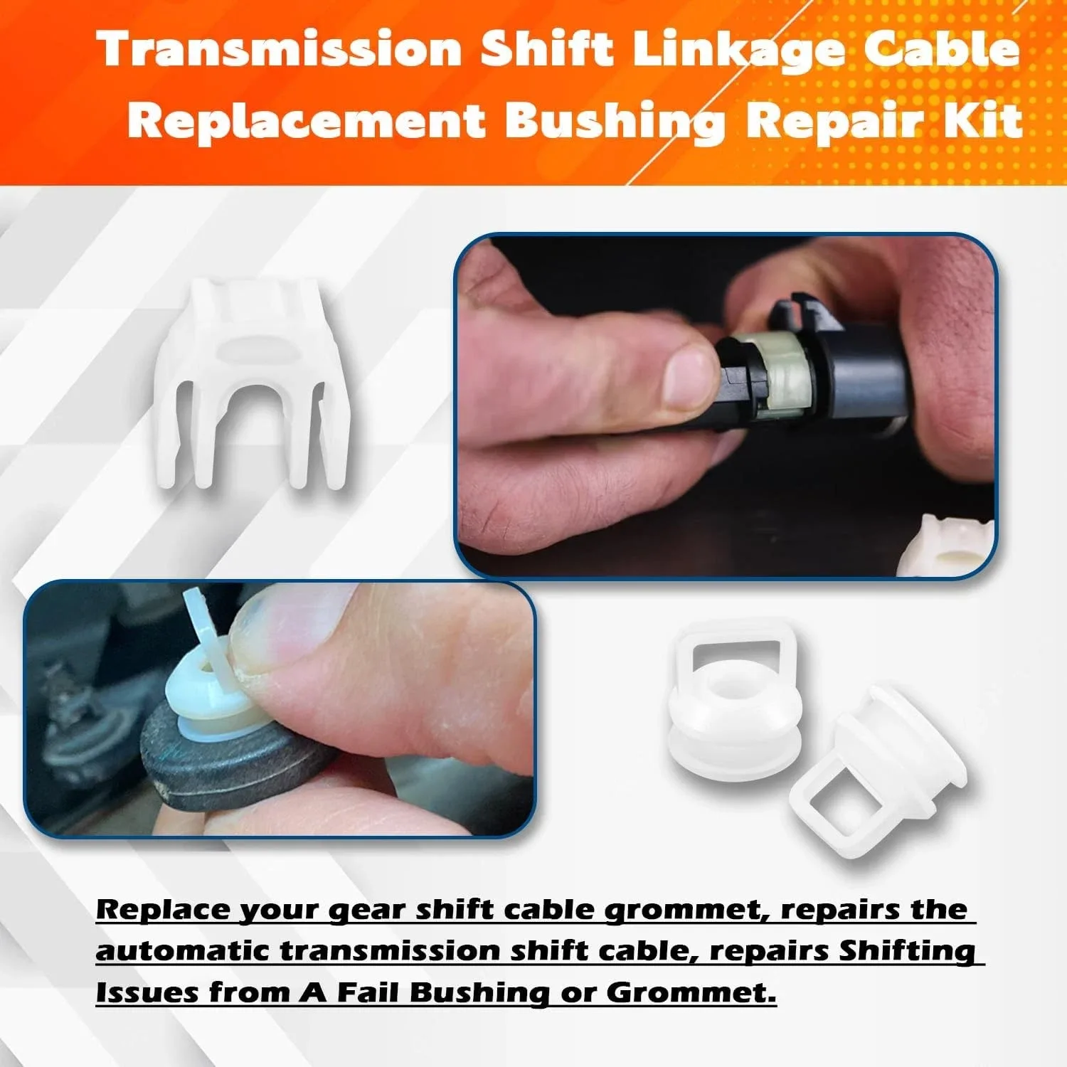 Chevy Silverado 1500/2500/3500 Transmission Shift Cable Bushing Kit 14104 image 2