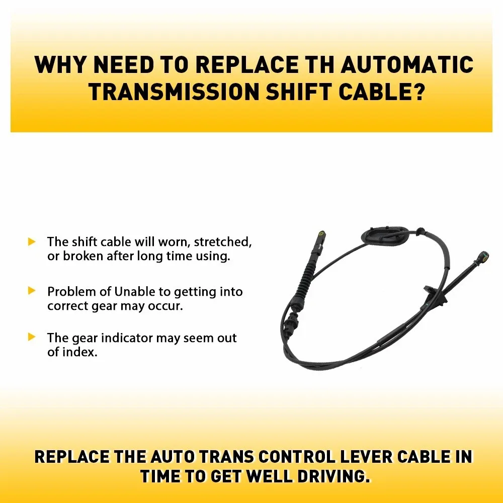 2005-2009 Saab 9-7X Automatic Transmission Shift Cable Kit - ITO-HDLX-96412 image 2