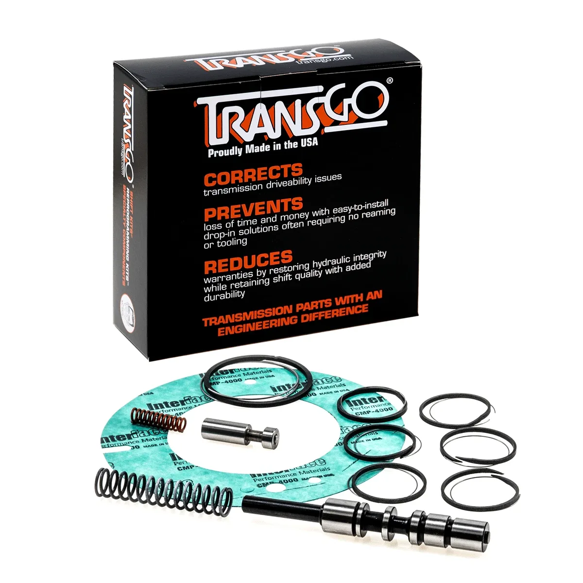 2007-on Transgo SK62TE-A Shift Kit for 62TE Transmission