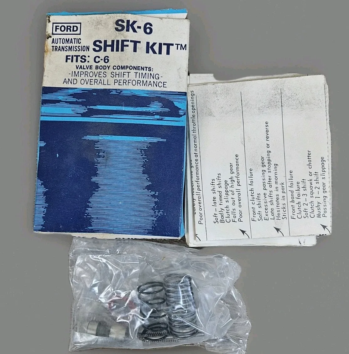 Mr. Shift T-36914 Ford C-6 (Transco) SK-6 Shift Kit Valve Body Parts