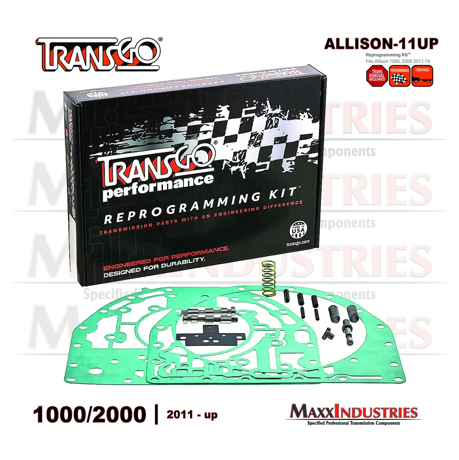 TransGo Shift Kit ALLISON-11UP for Allison 1000-2000 Transmission image 2