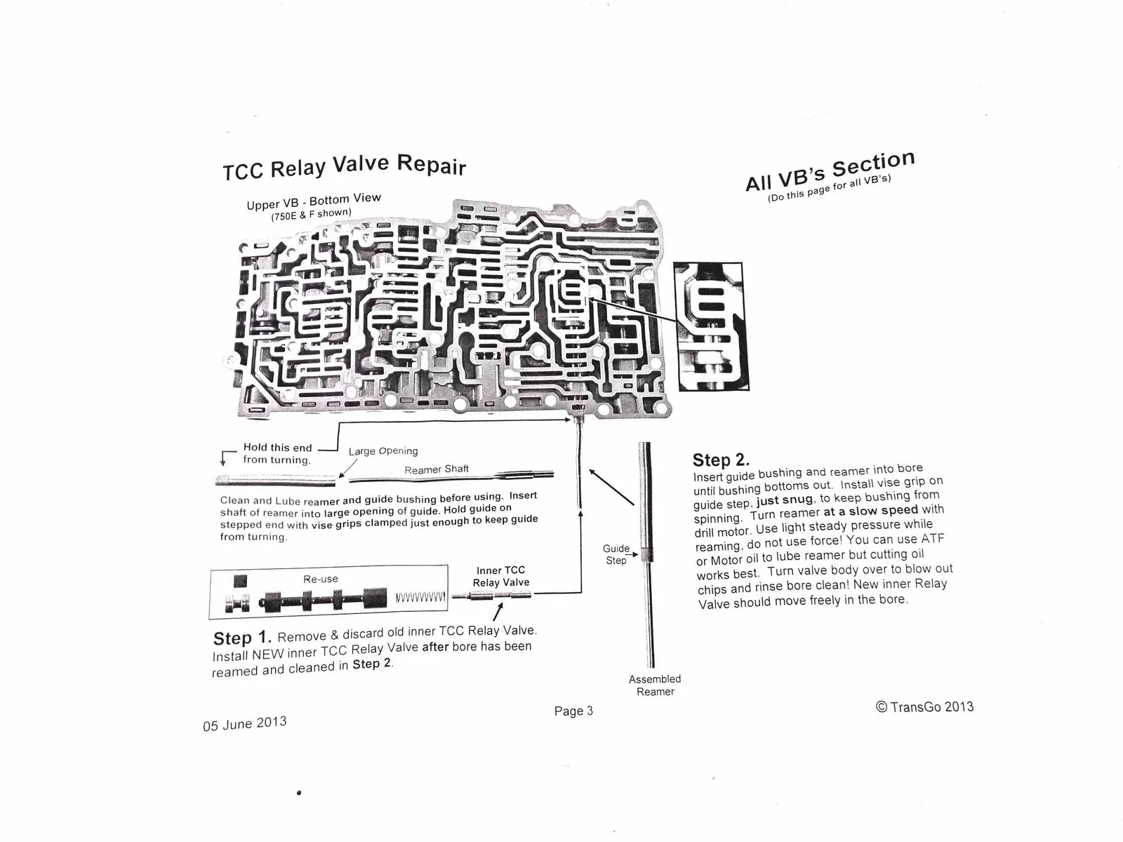 2003+ TRANSGO SK A750-NT Shift Kit for A750E/A750F/A760E/A760H/A761E/A960E image 4
