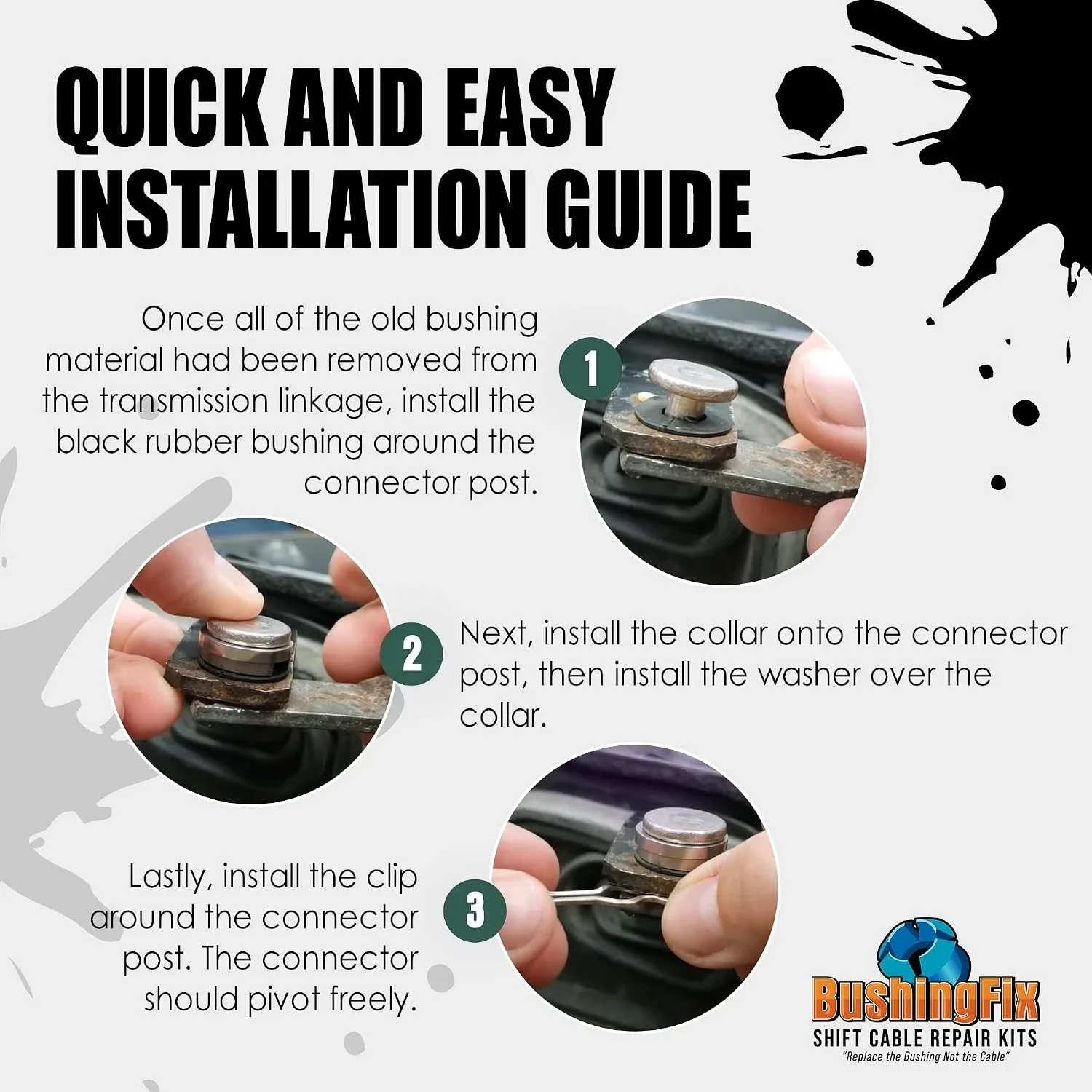 RX1Kit Automatic Transmission Shift Linkage Repair Kit image 2