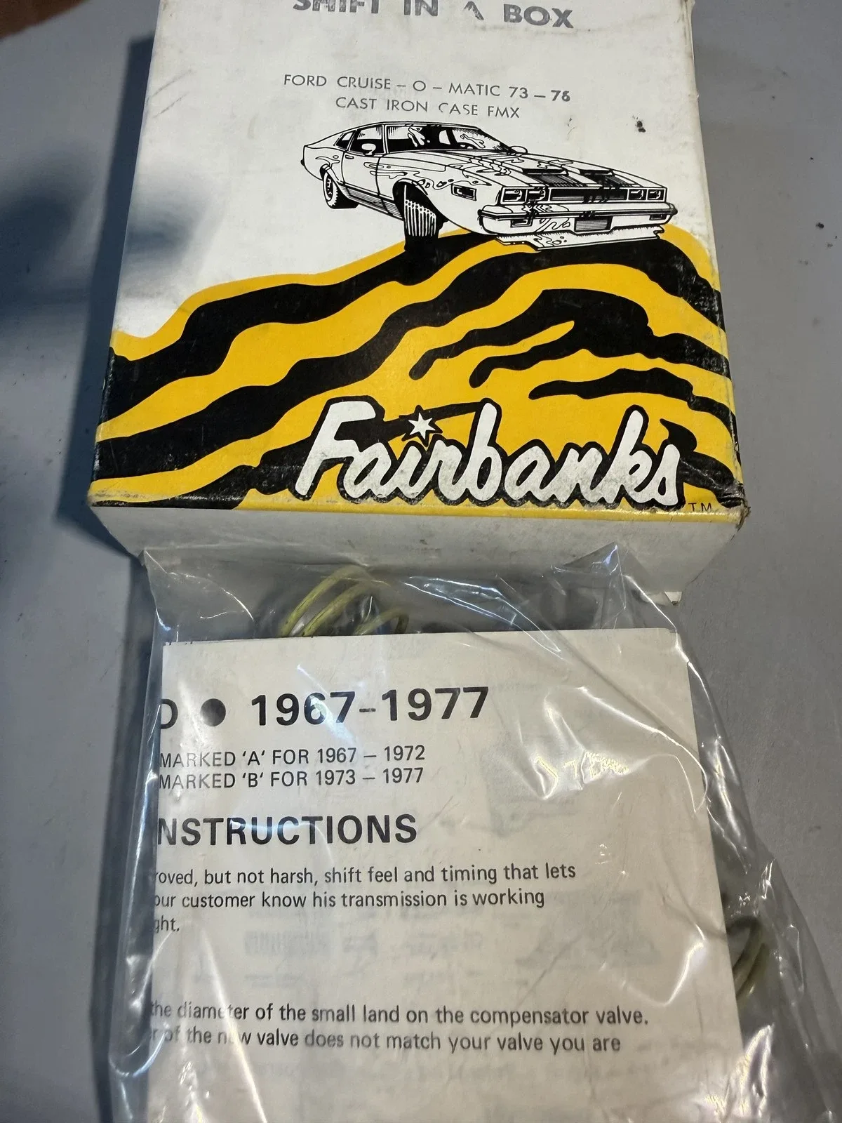 1973-1976 Ford FMX Shift Kit SIB-FMX-73 image 2