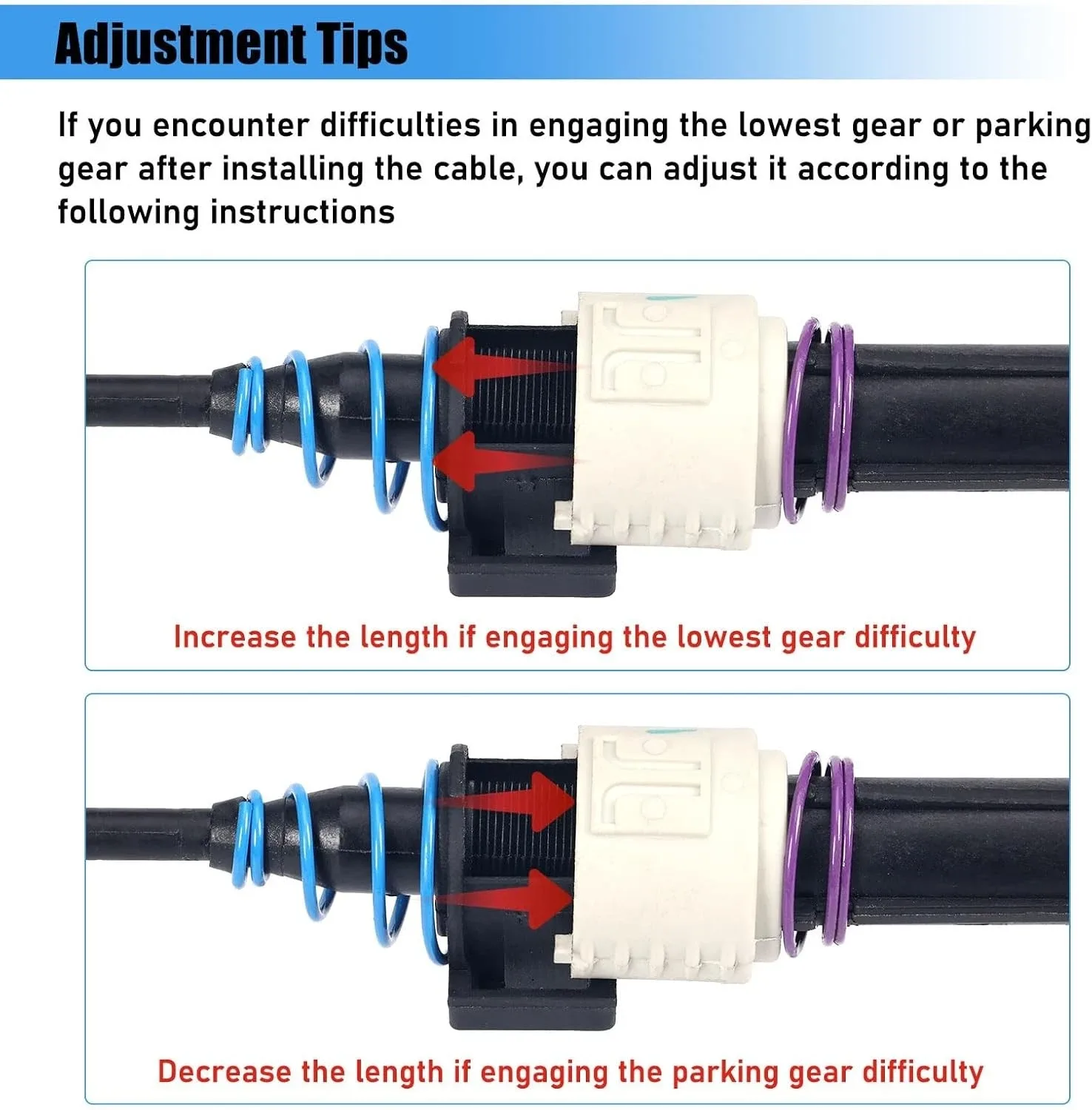 GMC/Chevy Shift Cable Kit 905-144 - Durable, Easy Installation & Adjustment image 3