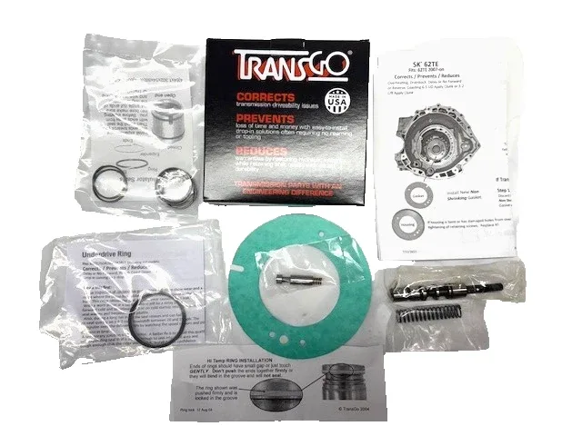 62TE Transmission  Rebuild Kit with TRANSGO SHIFT KIT 2007 up image 3
