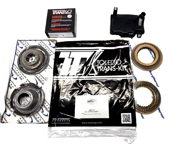 62TE Transmission  Rebuild Kit with TRANSGO SHIFT KIT 2007 up