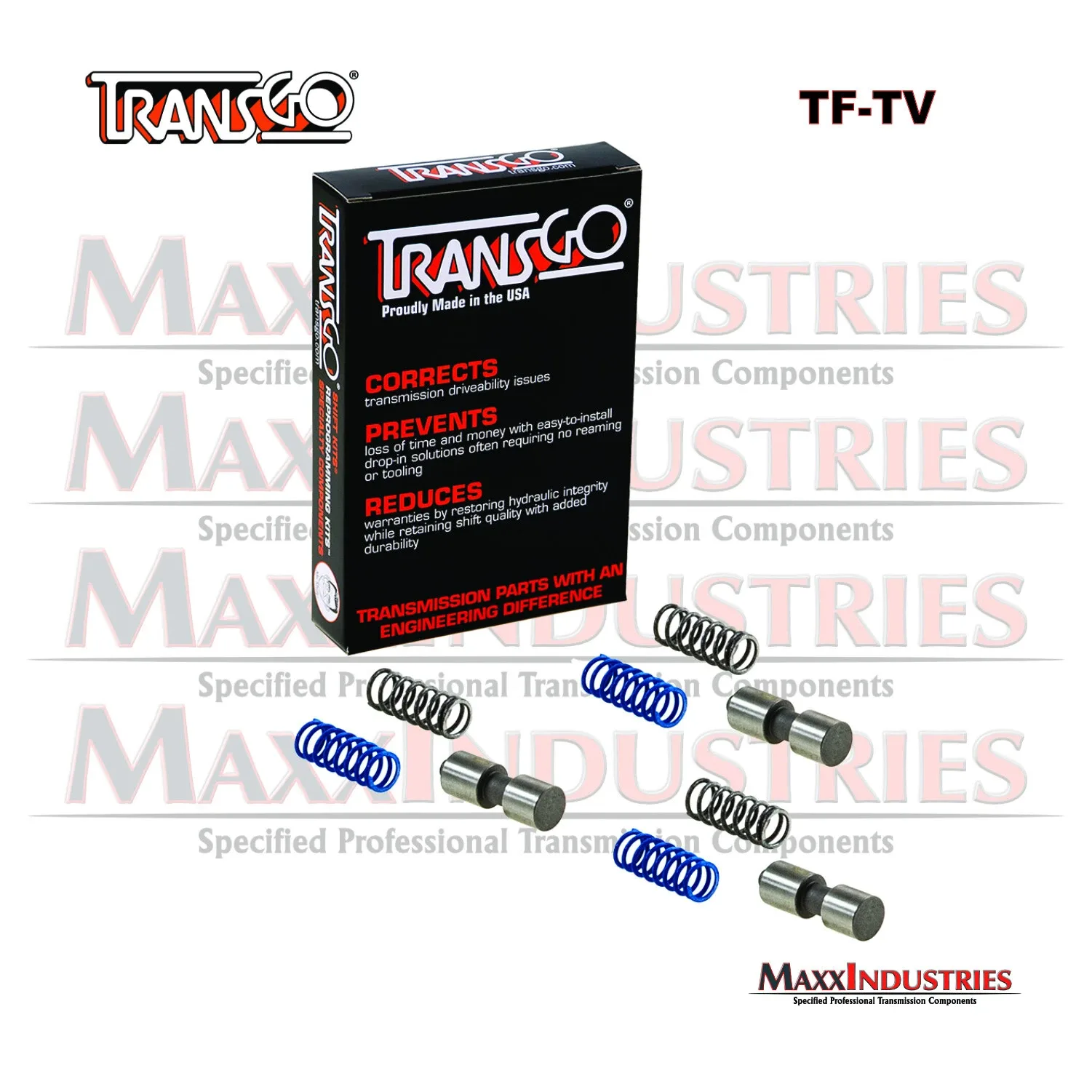 Transgo TF-TV Valve Kit for Dodge 518 618 47RE 48RE Restores TV Functionality image 2