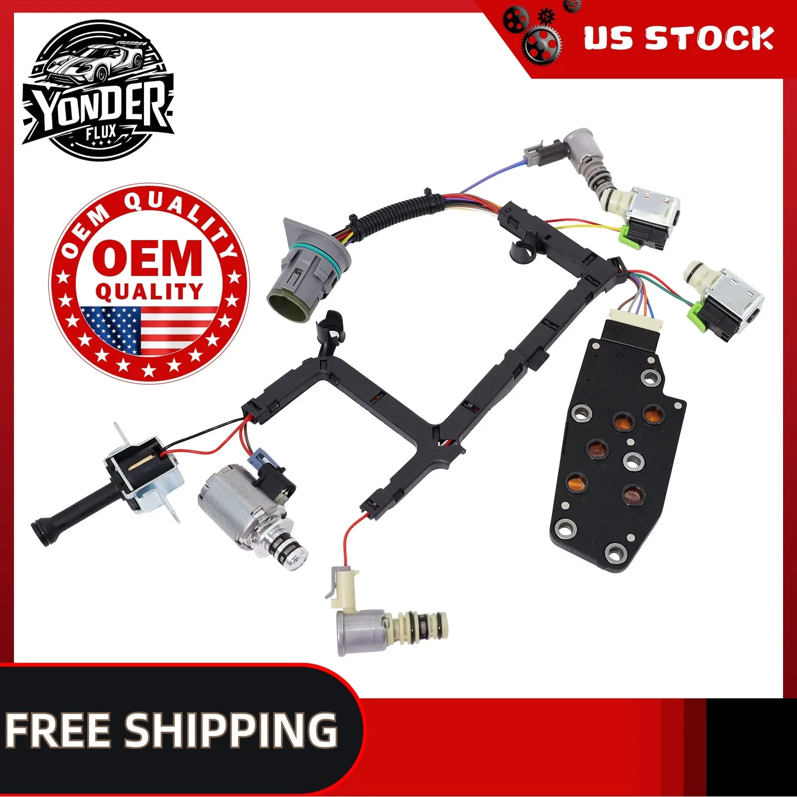 4L60E For 93-02 GM Chevy Transmission Master Solenoid Kit EPC Shift TCC 3-2 PWM