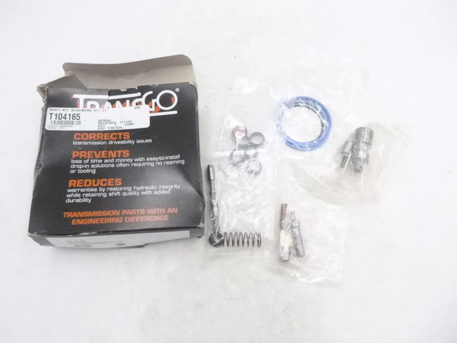 TransGo Transmission Valve Body Repair Shift Kit for 2006-2022 6L80 Transmission