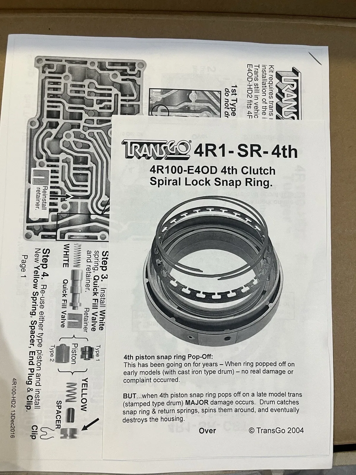 E40d Trans Go Tugger Shift Kit image 4