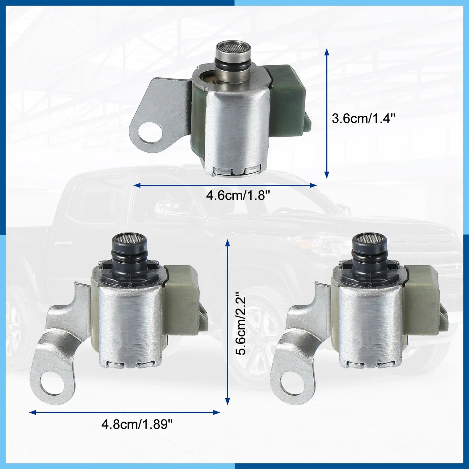 3Pcs Shift Lock Up 8542022080 for Toyota A340E Transmission Solenoid Kit image 3