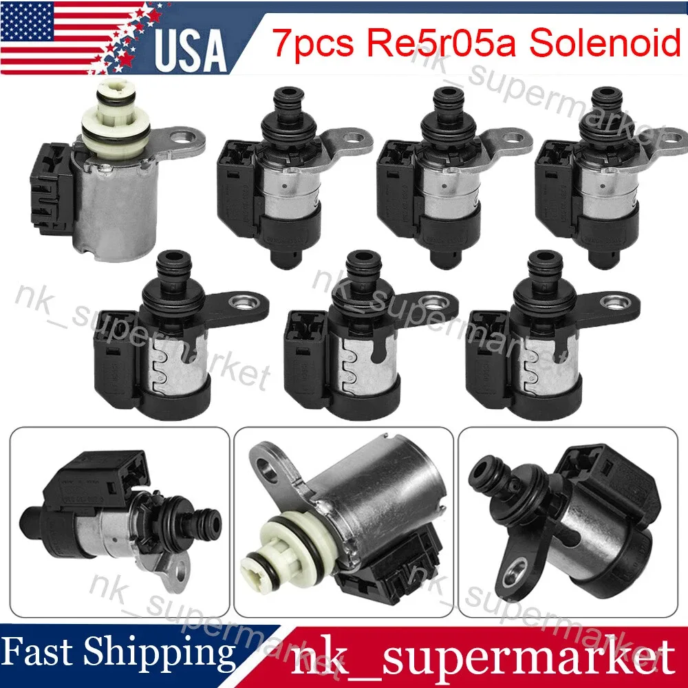 7PCS RE5R05A Transmission Solenoid Kit 31941-90X00 For Infiniti Hyundai Datsun