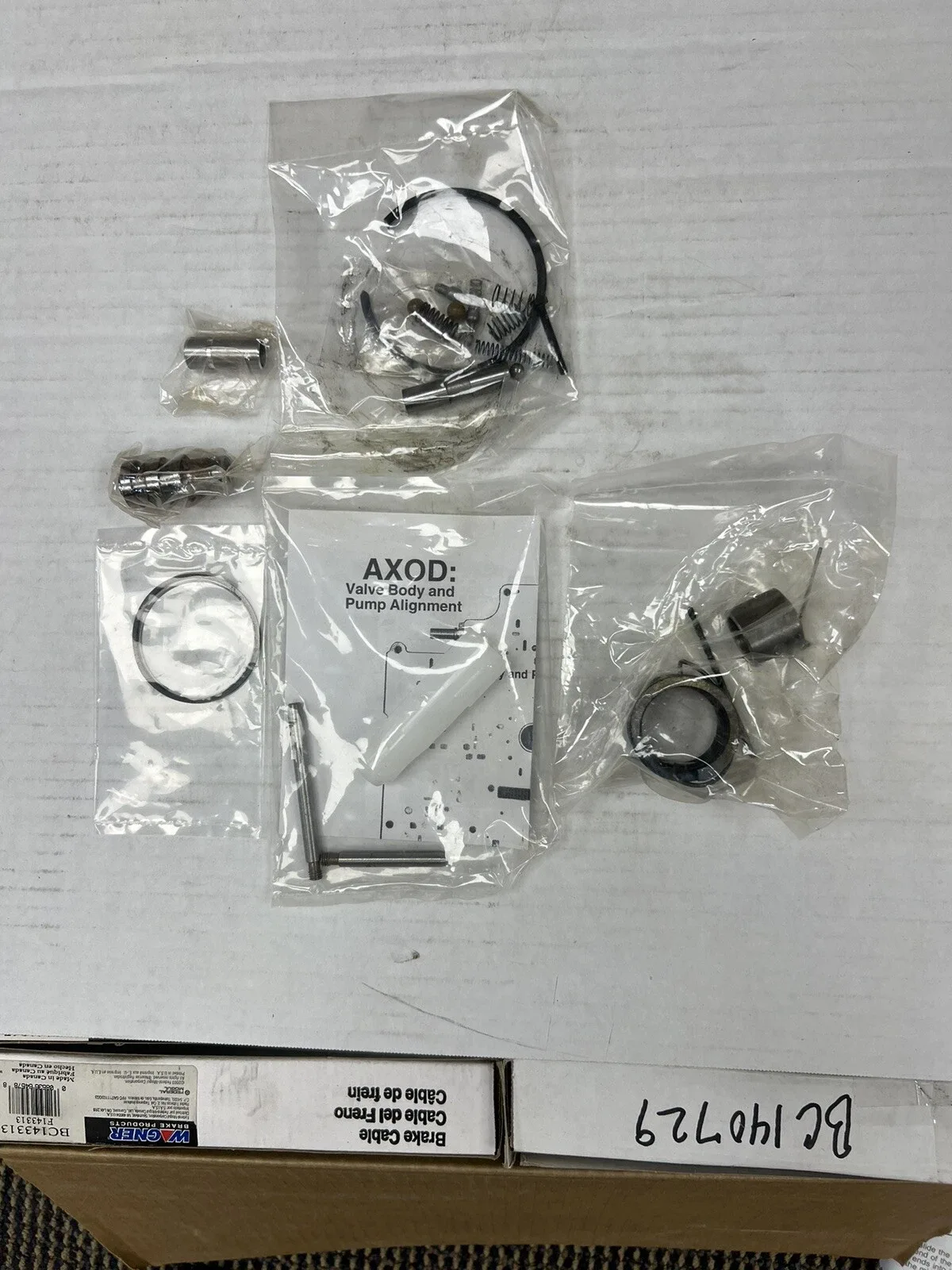 .TRANSGO SK AXODE AX4S TRANSMISSION SHIFT KIT 1991 & UP 86165E image 4