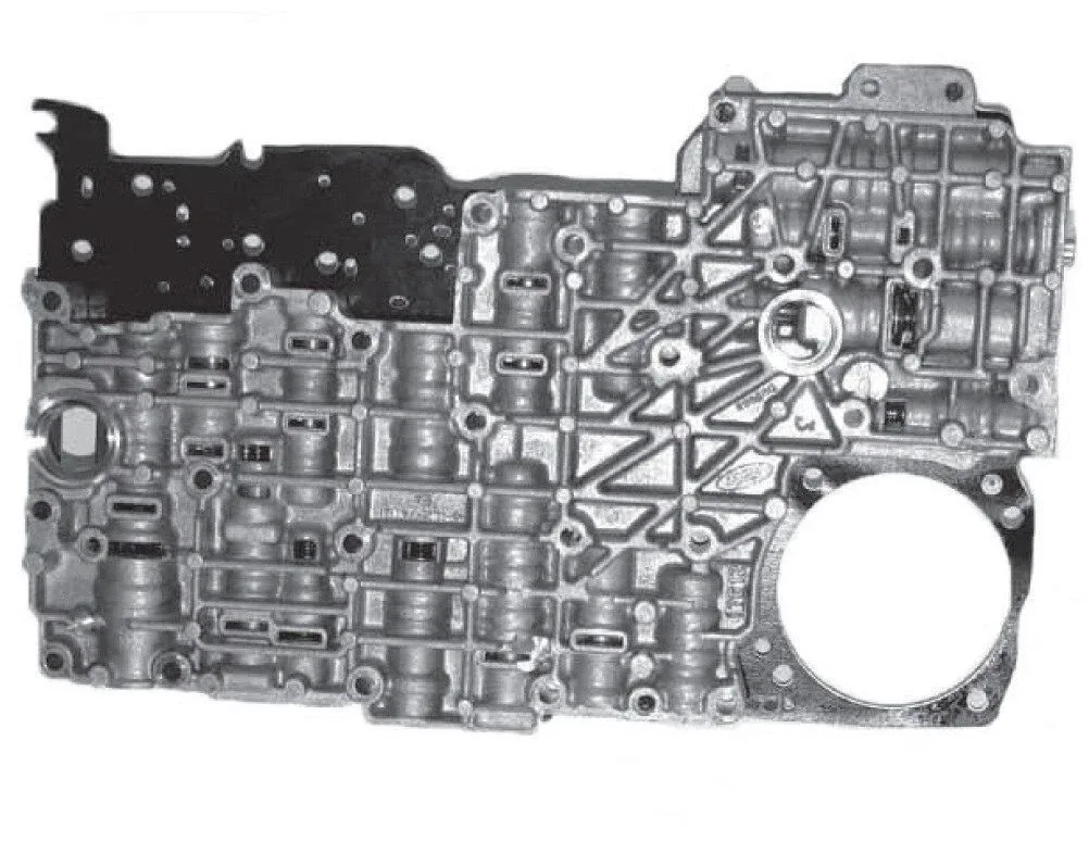 2002+ Ford/Mercury/Lincoln 5R55W/S Rebuilt Valve Body w/Solenoid Pack — 4L2P-7A100-CA image 2