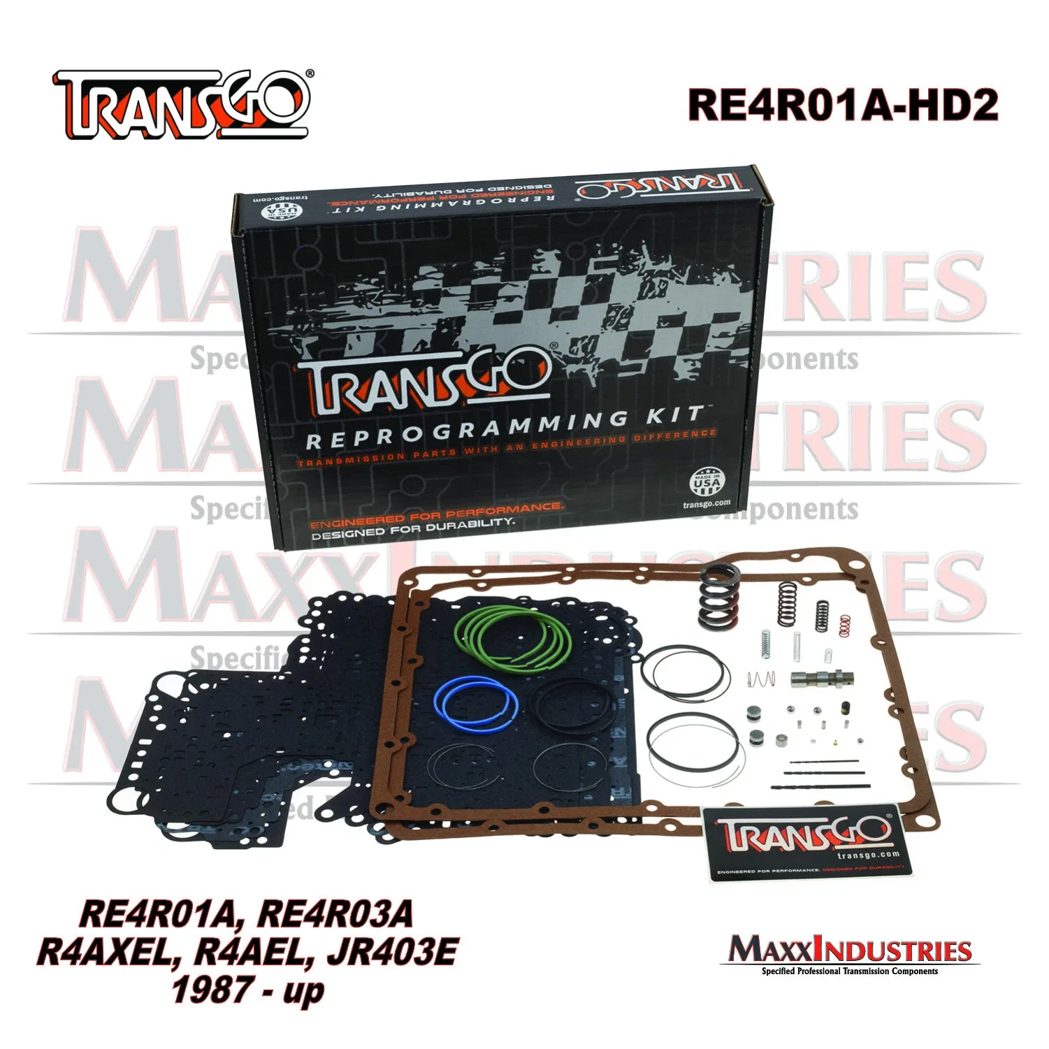 TransGo RE4R01A-HD2 Fits Nissan RE4R01A Subaru Mazda Transmission Shift Kit image 2