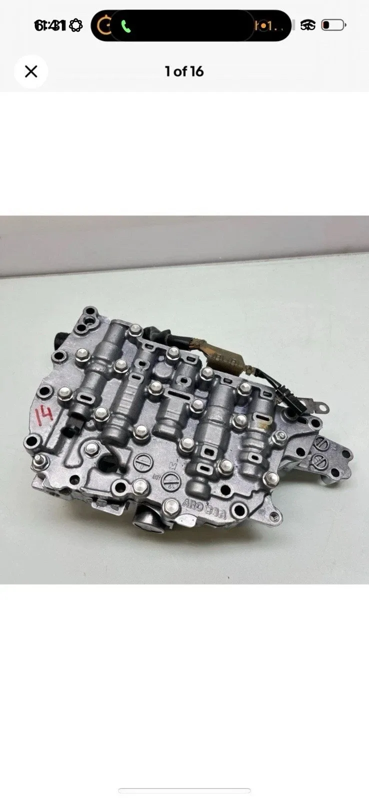 2015–2018 Nissan Murano CVT Valve Body 3.5L (Used OEM) image 2