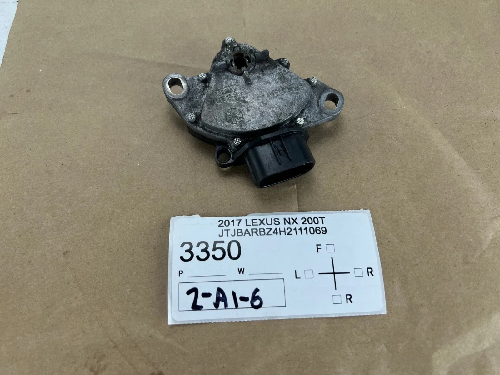2015-2021 Lexus NX 200t Automatic Transmission Gear Position Sensor / Valve Body (MPN 3350)