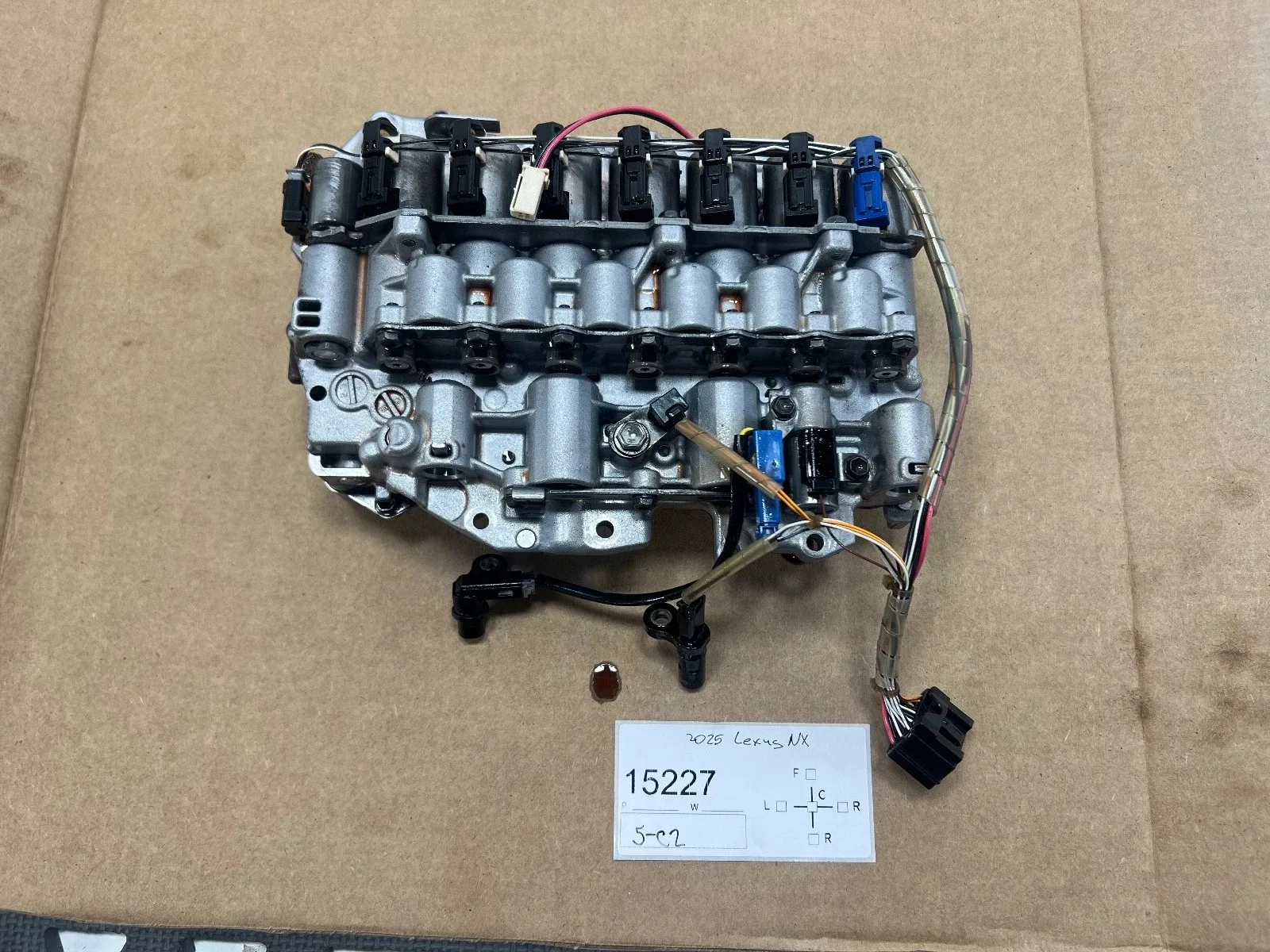 2022–2025 Lexus NX 250 Mechatronic Transmission Valve Body