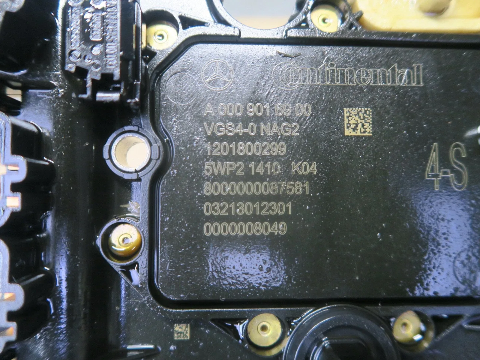 2013 Mercedes-Benz SL550 (R231) 722.909 Transmission Valve Body Conductor Plate A0009016900 image 3