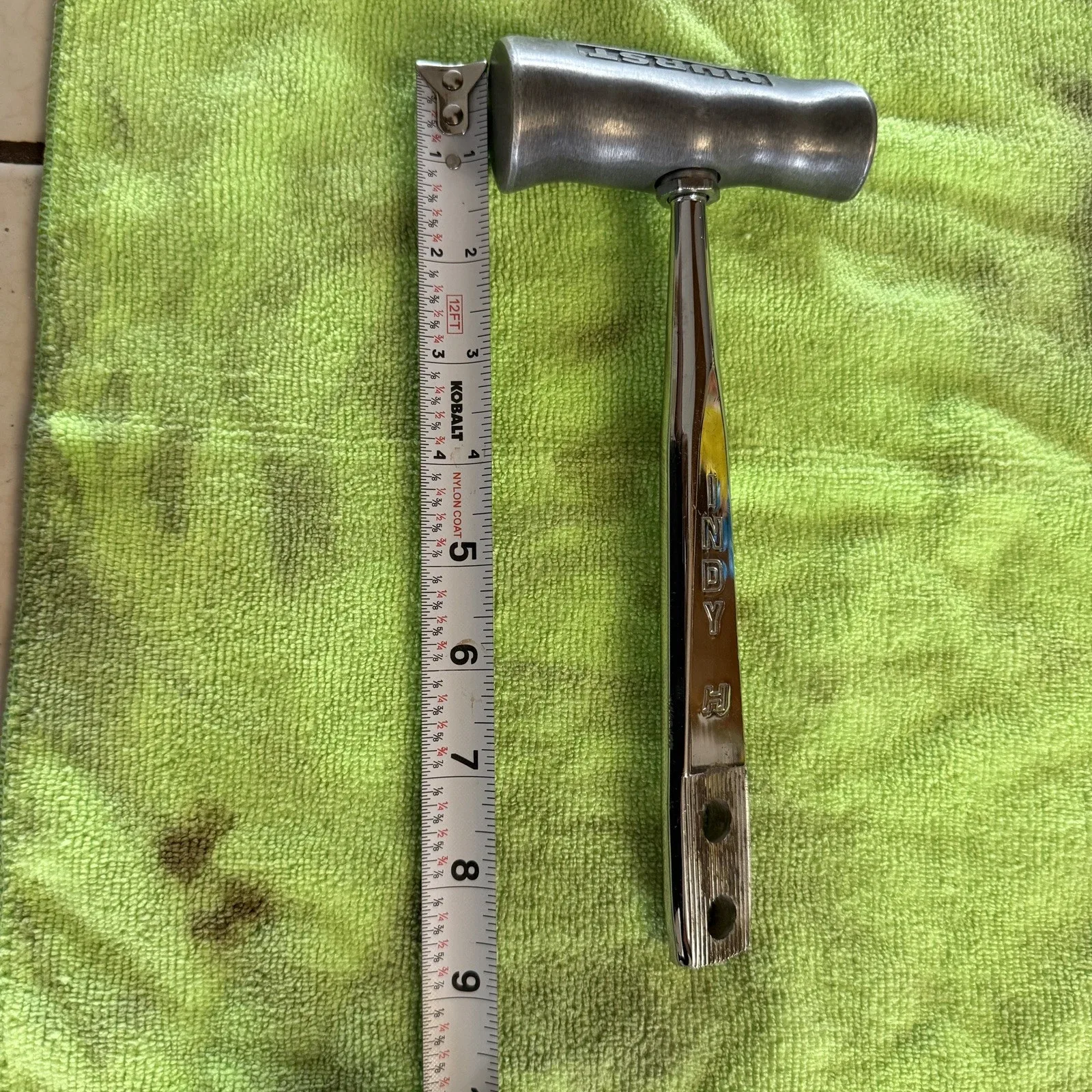 Vintage Hurst Indy H T-Handle Shifter Handle Chrome 0077 8.5 Manual Transmission image 4