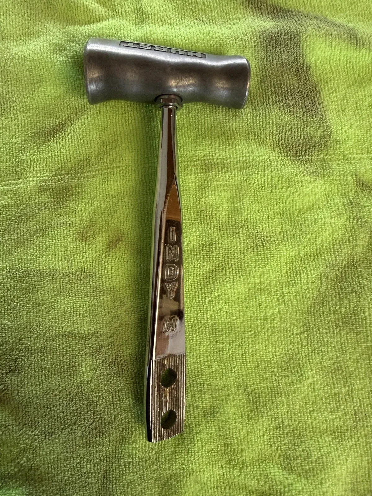 Vintage Hurst Indy H T-Handle Shifter Handle Chrome 0077 8.5 Manual Transmission