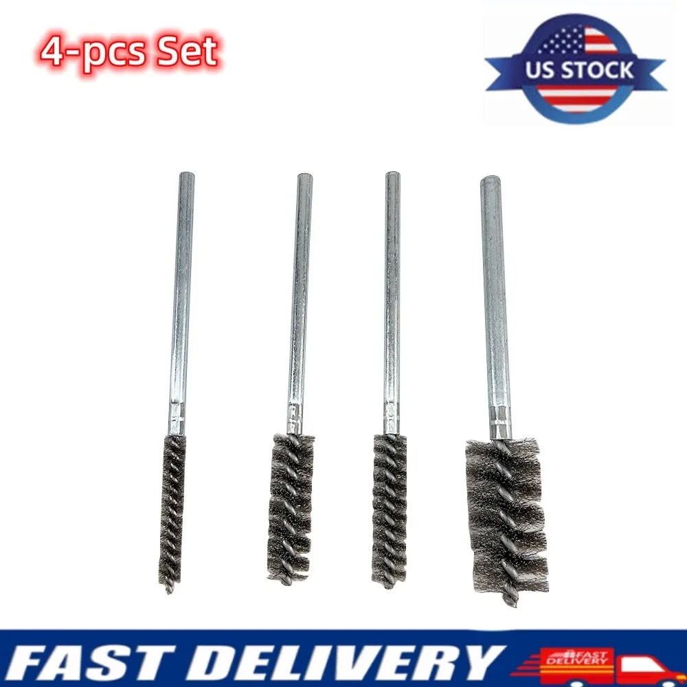 Mrsovax 4-Piece Valve Body Brush Tool Set for Automatic Transmissions