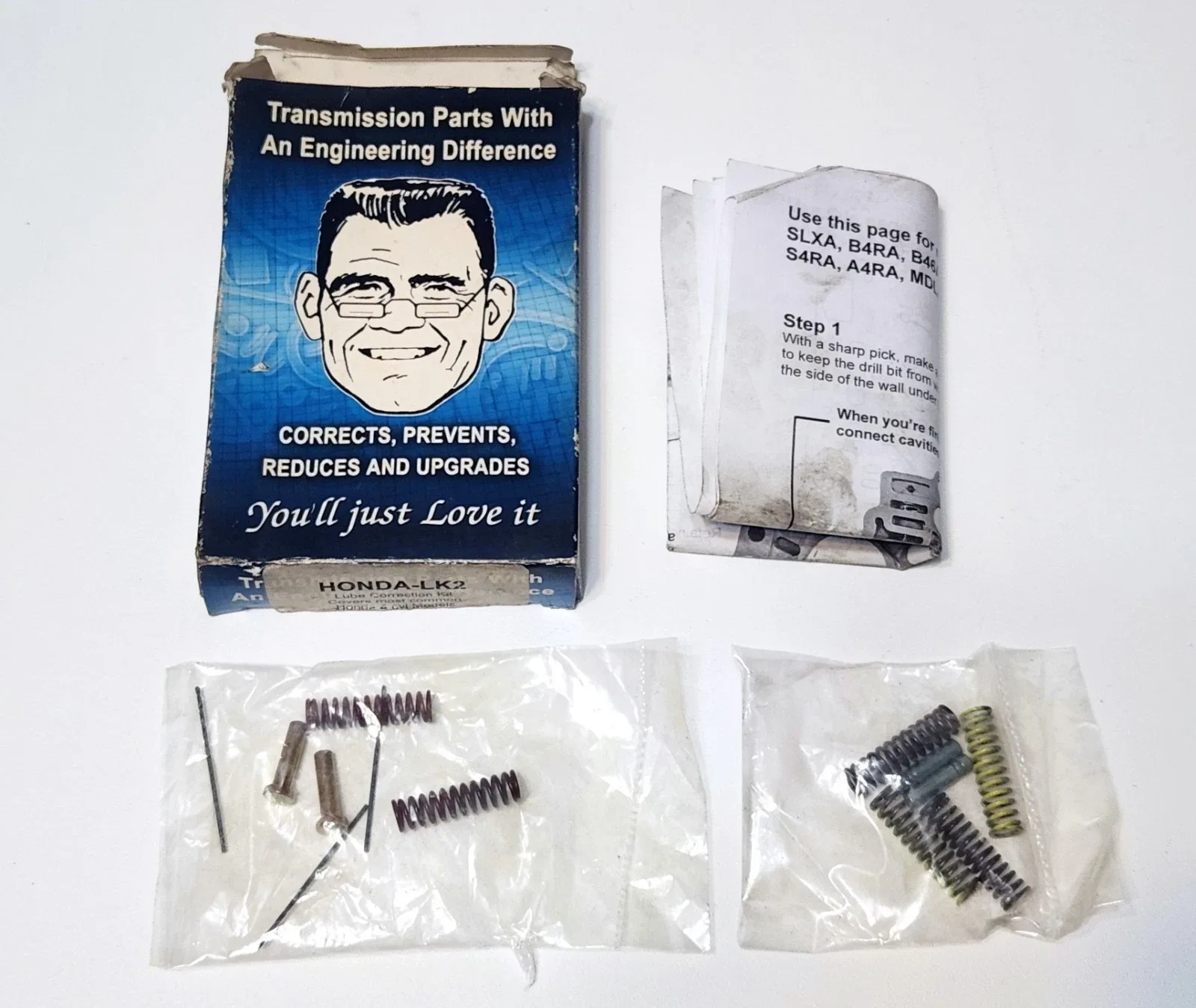 HONDA LK 2 Lube Correction Kit by Transgo Transmission Converter Overheating Fix