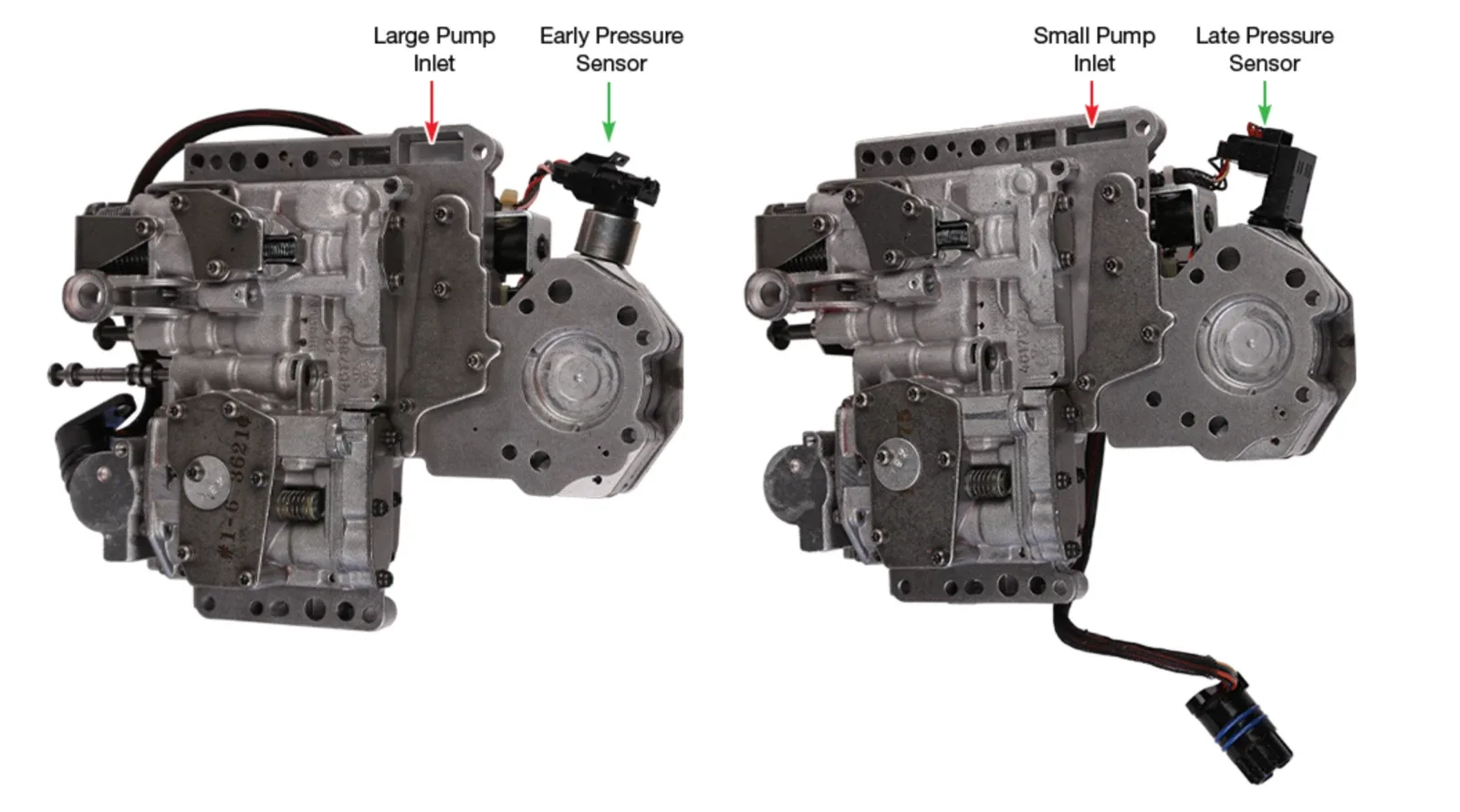Sonnax VBX Valve Body Late Sensor Lg Pump Inlet 00-UP A500 42RE 44RE Dodge Jeep image 2