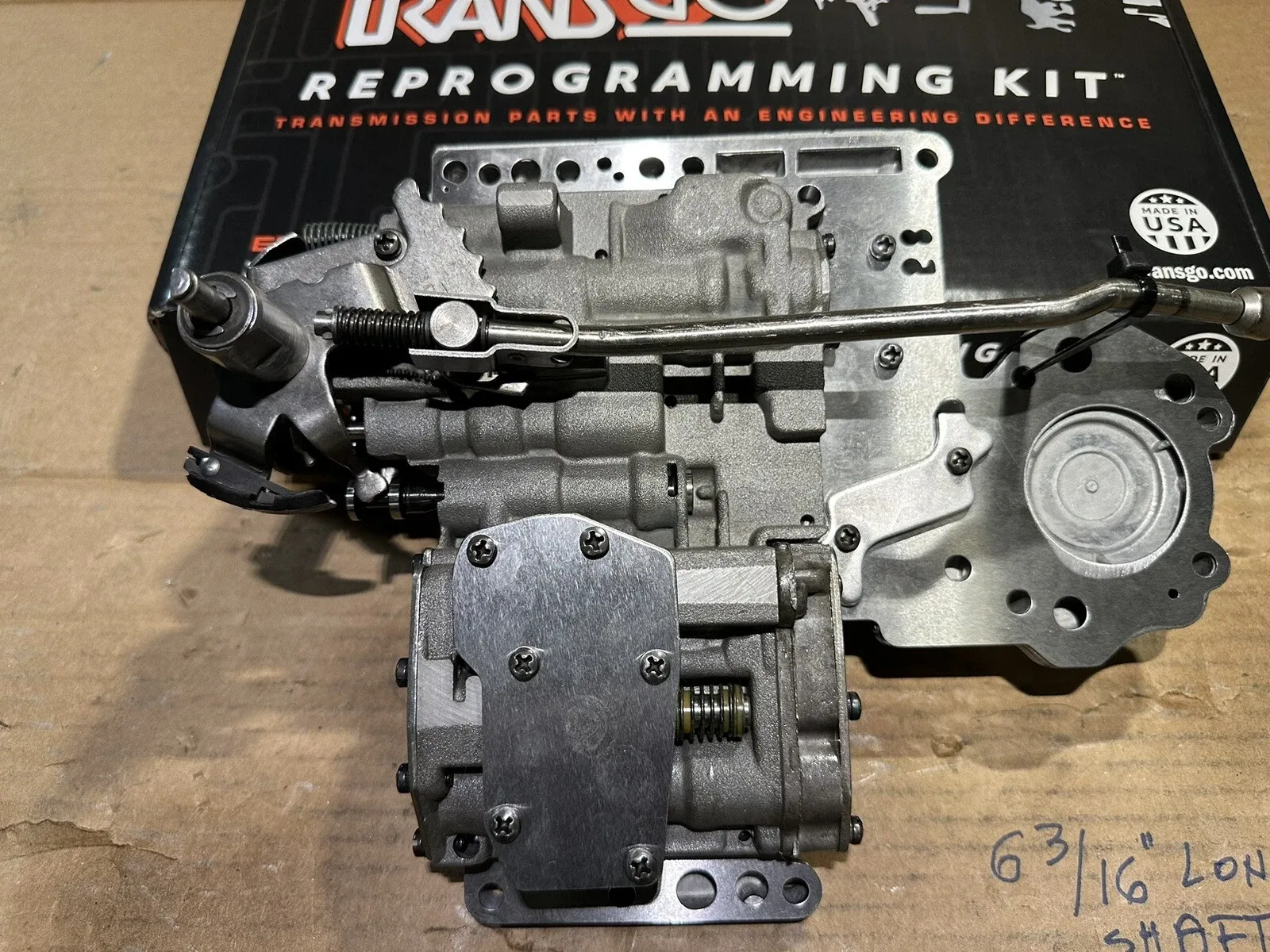 TF8 A727 TF6 A904 VALVE BODY NLU 4130495 4058179 TRANSGO REPROGRAMMING KIT TF-2 image 2
