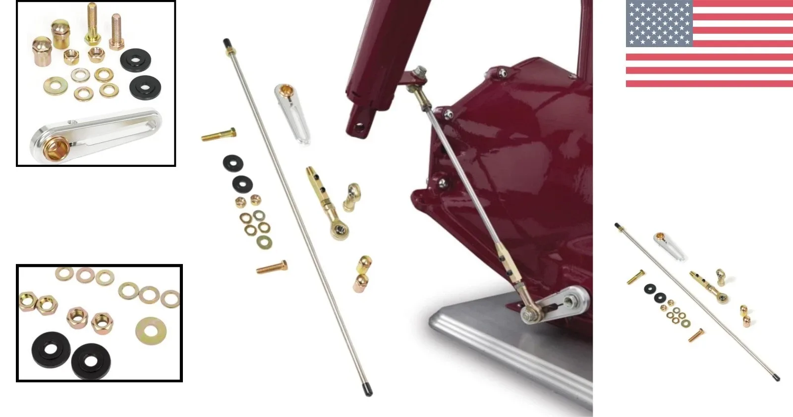 Complete GM Shift Linkage Kit with Stainless Steel Rods - Easy Installation image 2