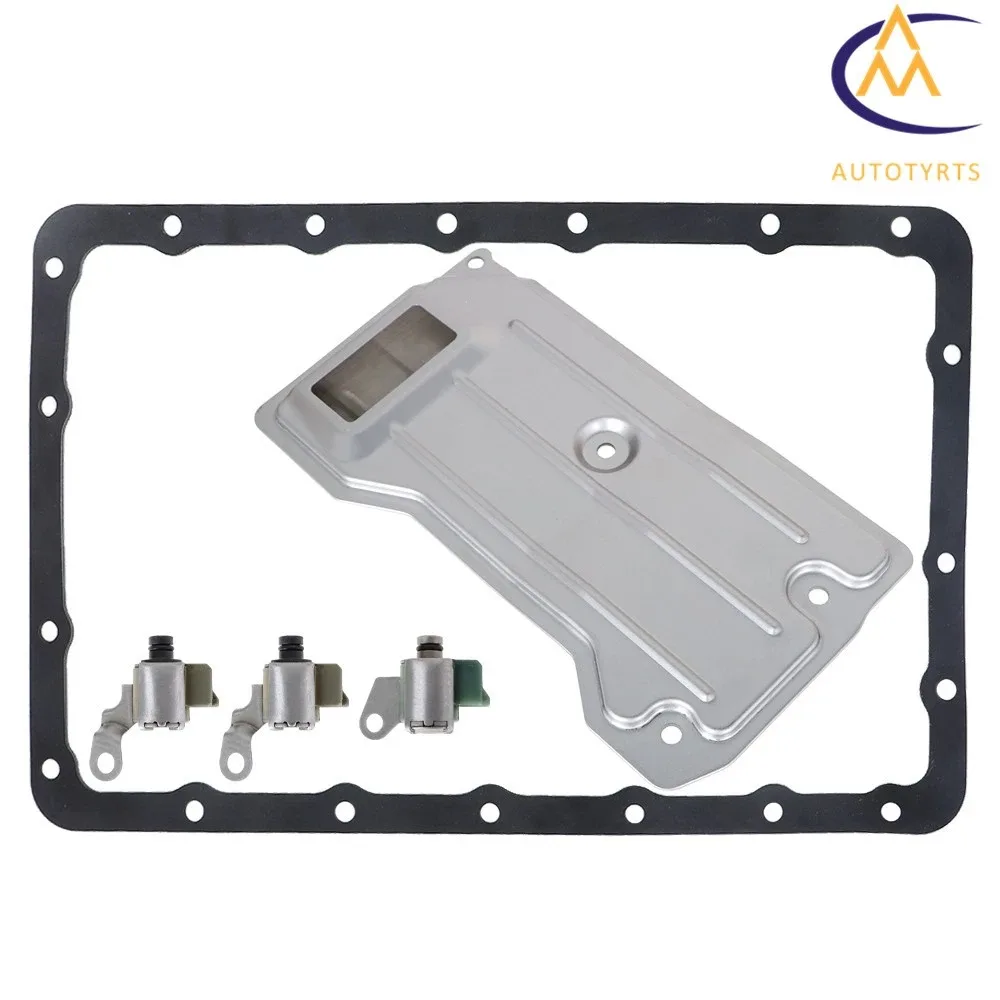 Transmission Solenoid Service Filter Kit TCC Lock up Shift For Jeep A340 AW4 image 2