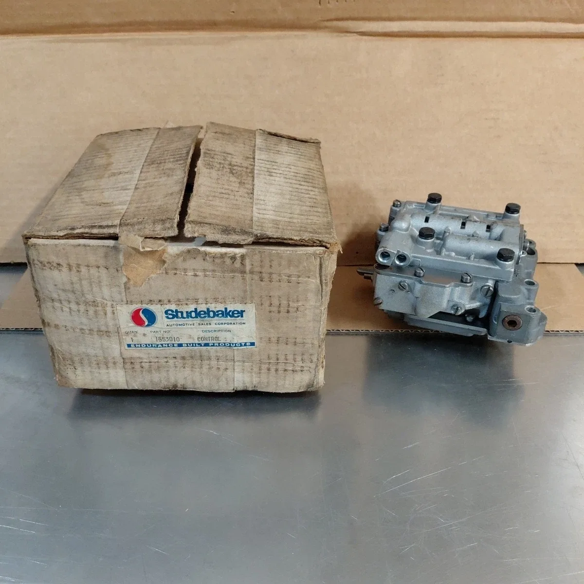 1961-1966 Studebaker Automatic Transmission Valve Body Control Assembly 1553010