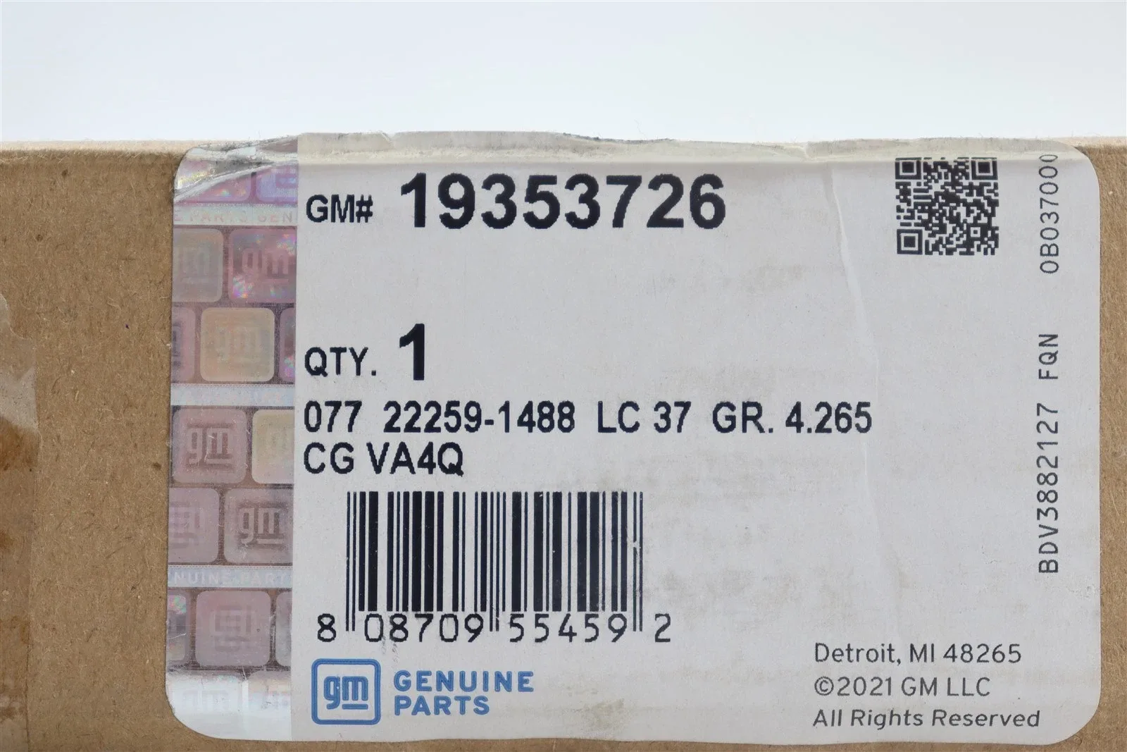 NEW OEM GM 6T Auto Trans Upper Valve Body 19353726 Chevrolet GMC Buick 2009-2013 image 2