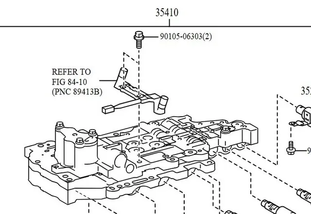 Genuine Toyota Transmission Valve Body Assy Avalon 2015-18 35410-33240 image 4