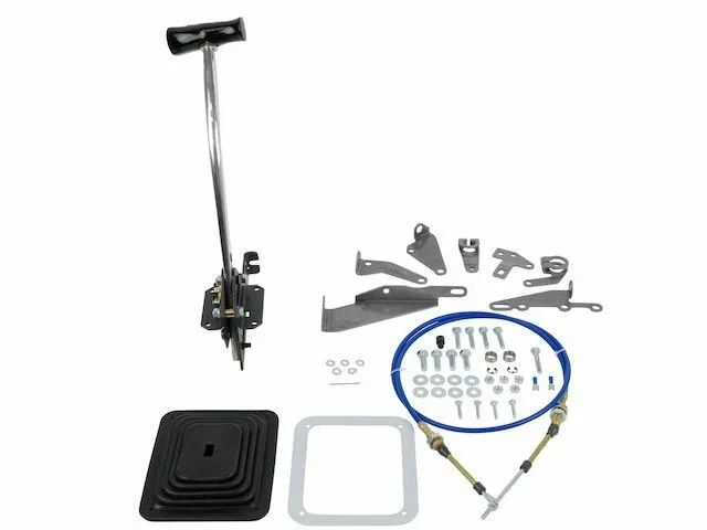 For 1966-1967 Dodge D300 Series Auto Trans Shift Lever Kit Floor B&M 88661CR image 4