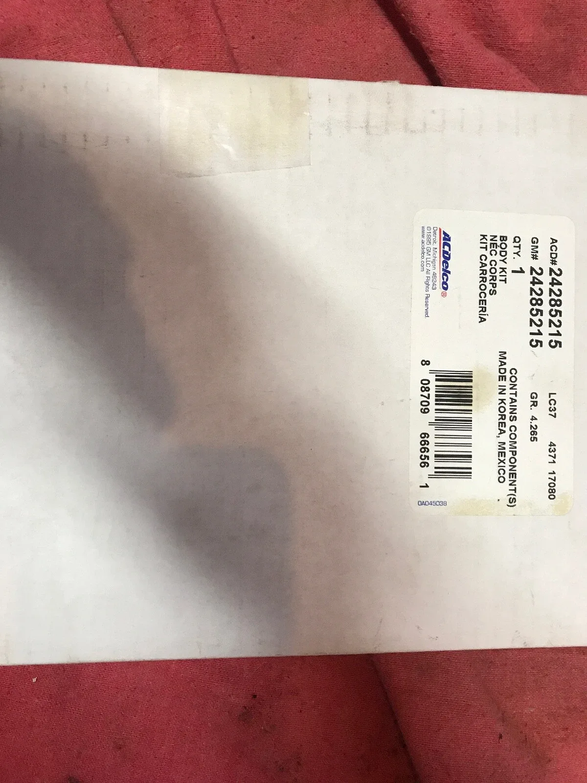 ACDelco GM Original Equipment Valve Body 24285215