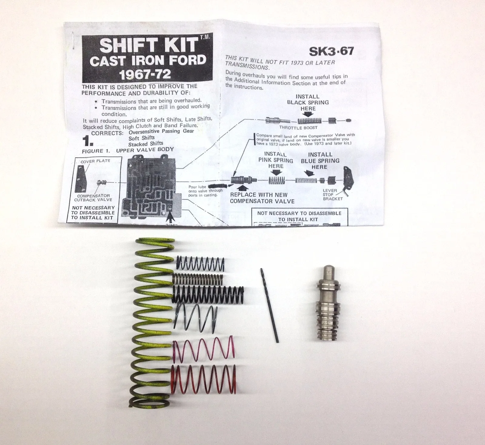 1967-1972 TransGo Shift Kit Ford, Mercury with FMX Automatic Transmission SK3-67 image 3